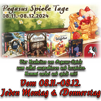 JuWe-Pegasus Spieletage im November