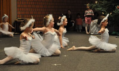 Die Ballettgruppe der Musikschule chroma leistete einen tollen Beitrag zur Veranstaltung